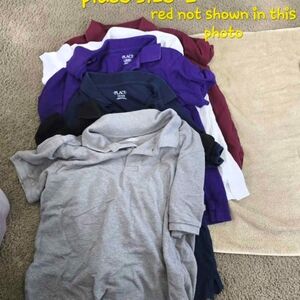 Boys Size Large Polo Shirt Lot – 7 Children’s Place Uniform Shirts